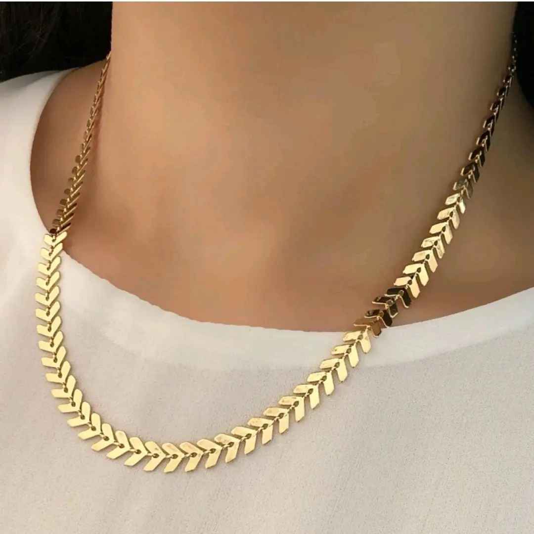 گردنبند زنانه گندمی