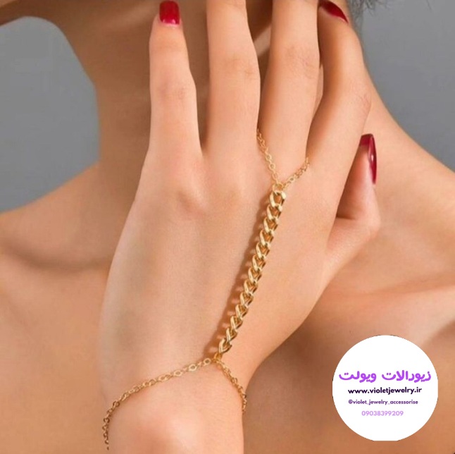 تمیمه دست کارتیر طلایی و نقره ای استیل کد ۶۰۰۱۱