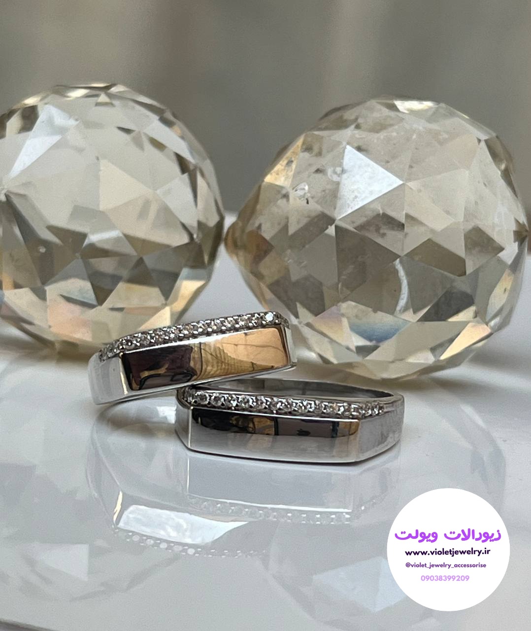 حلقه نقره تک و ست زنانه و مردانه عیار ۹۲۵ کد ۱۴۰۳