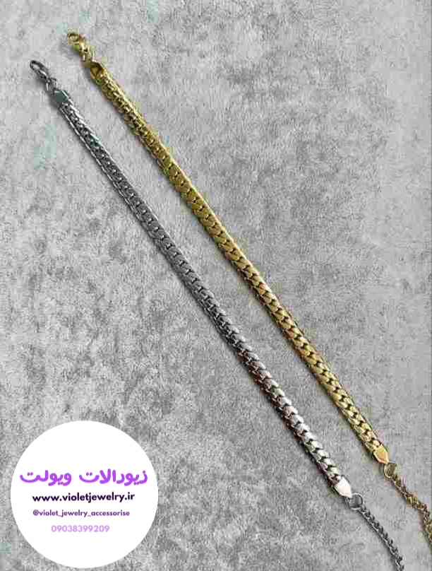 پابند استیل ماری بافت دار کد ۷۰۰۳