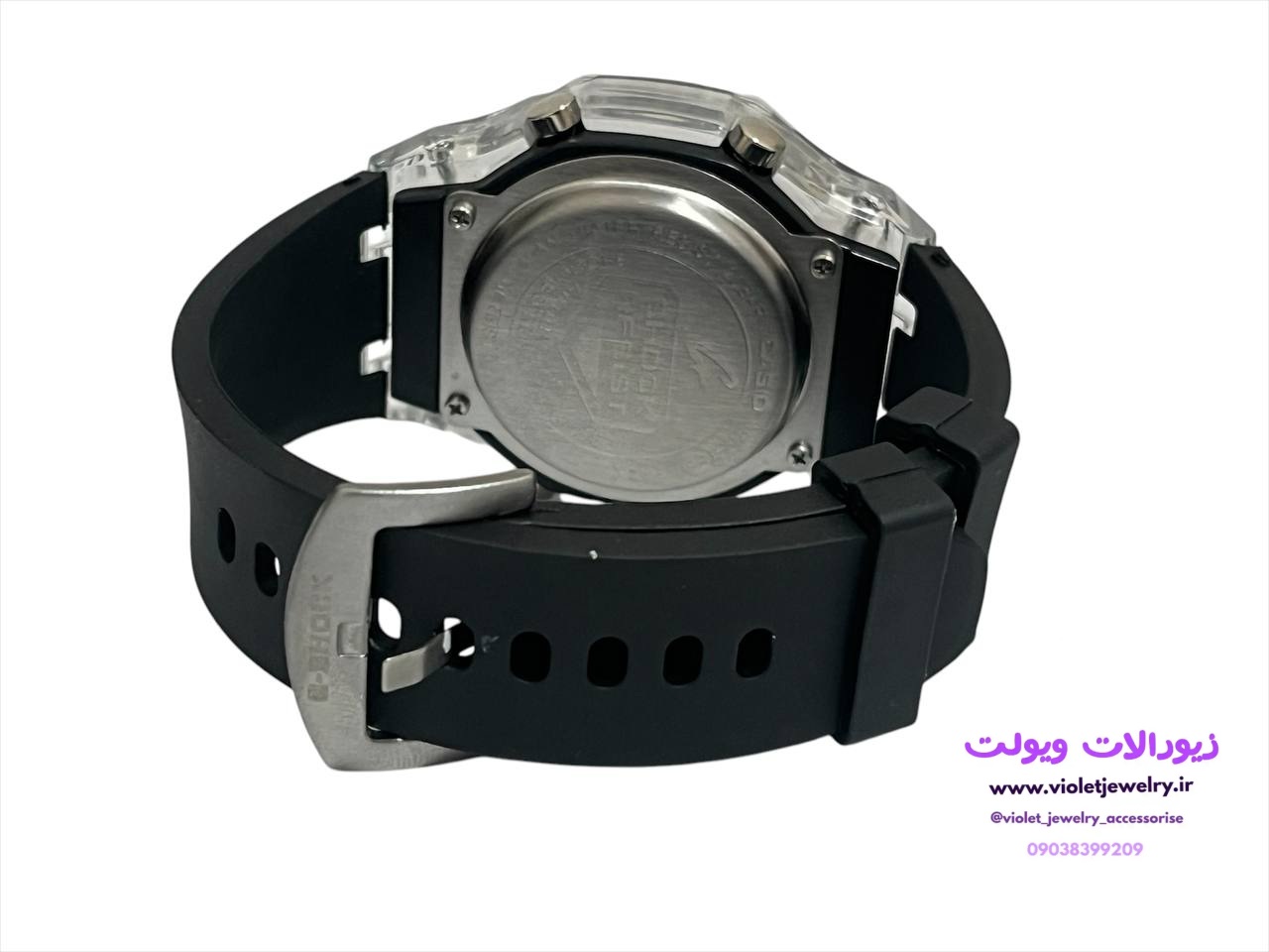 ساعت مچی برند کاسیو مدل G_shock رنگ مشکی صفحه طلایی کد ۲۰۶۱