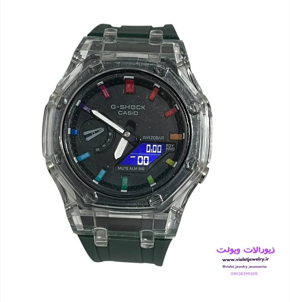 ساعت مچی برند کاسیو مدل G_shock رنگ یشمی کد ۲۰۶۲
