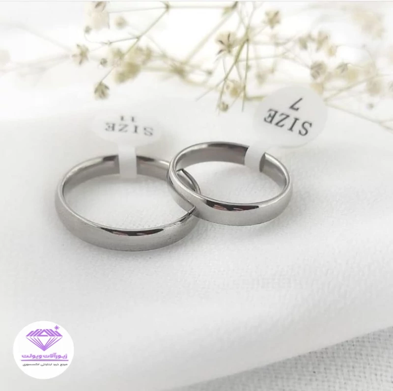 حلقه رینگی استیل ساده | کد 1053